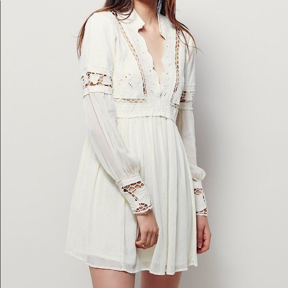 NEW Free People Dreamland Cutwork Dress